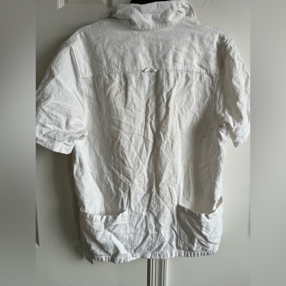 Aime Leon Dore Mechanic Shirt- white cotton blend M - Picture 9 of 13